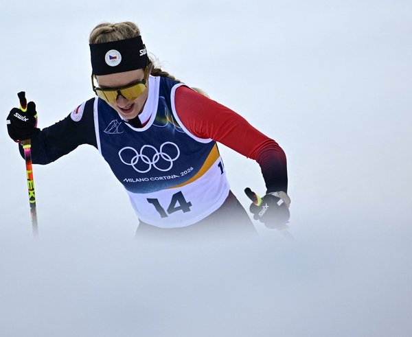 Šťastná sedmička. Kateřina Janátová předvedla v olympijském závodu ve skiatlonu nejlepší výkon v sezóně.