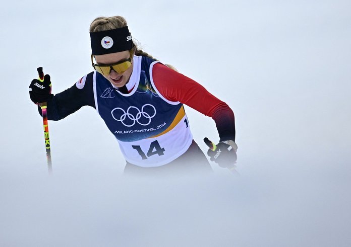 Šťastná sedmička. Kateřina Janátová předvedla v olympijském závodu ve skiatlonu nejlepší výkon v sezóně.