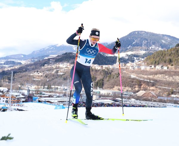 Kateřina Janatová obsadila skvělou sedmou příčku v úvodním skiatlonu.