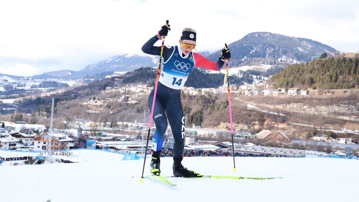 Kateřina Janatová obsadila skvělou sedmou příčku v úvodním skiatlonu.