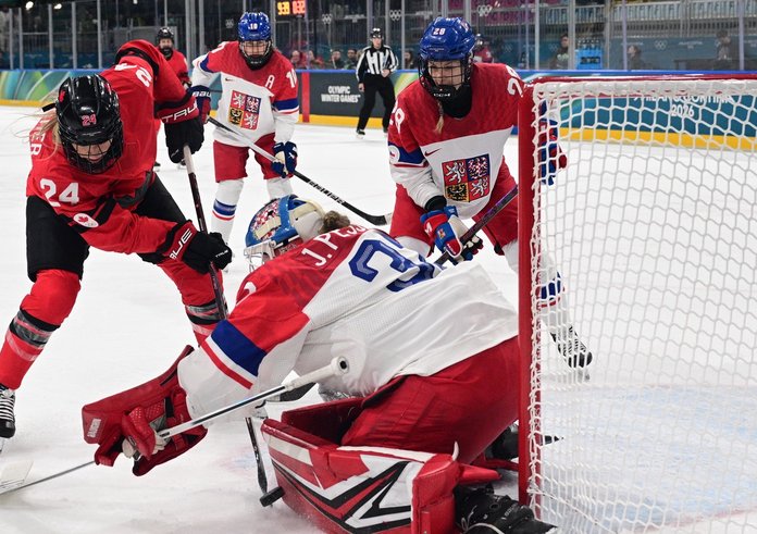 České hokejistky nestačily na Kanaďanky