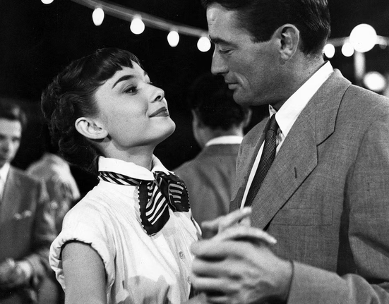 Audrey Hepburn ve filmu Prázdniny v Římě (1953)