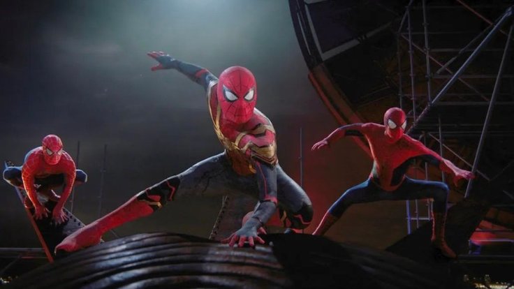 Trojice filmových Spider-Manů se sešla ve filmu Spider-Man: Bez domova (2021)