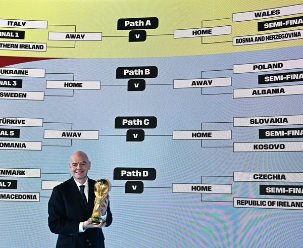 Prezident FIFA Gianni Infantino.