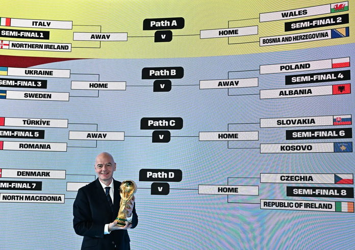 Prezident FIFA Gianni Infantino.