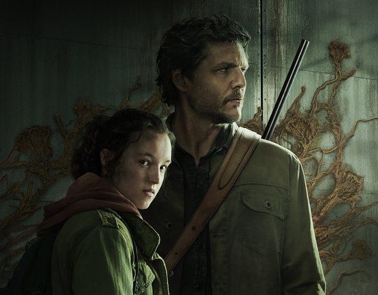 Plakát k seriálu The Last of Us.