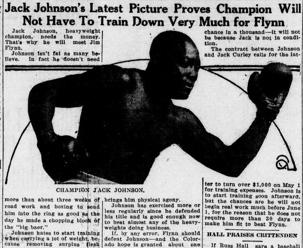 S Mannovým zákonem měl problém i boxer Jack Johnson