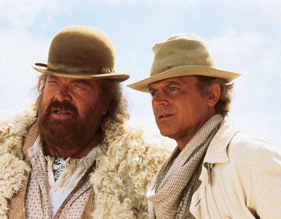 Terence Hill a Bud Spencer ve filmu Blb a blbec (1994)