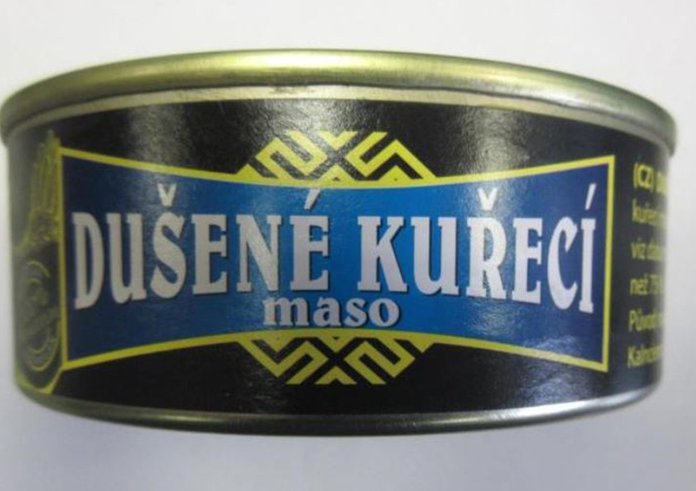 zdravotně závadná masová konzerva