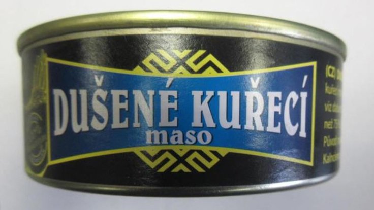 zdravotně závadná masová konzerva