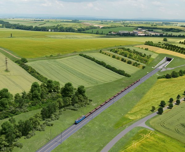 Vizualizace rychlotrati mezi Brnem a Přerovem.