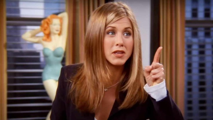 Jennifer Aniston jako Rachel v sitcomu Přátelé.